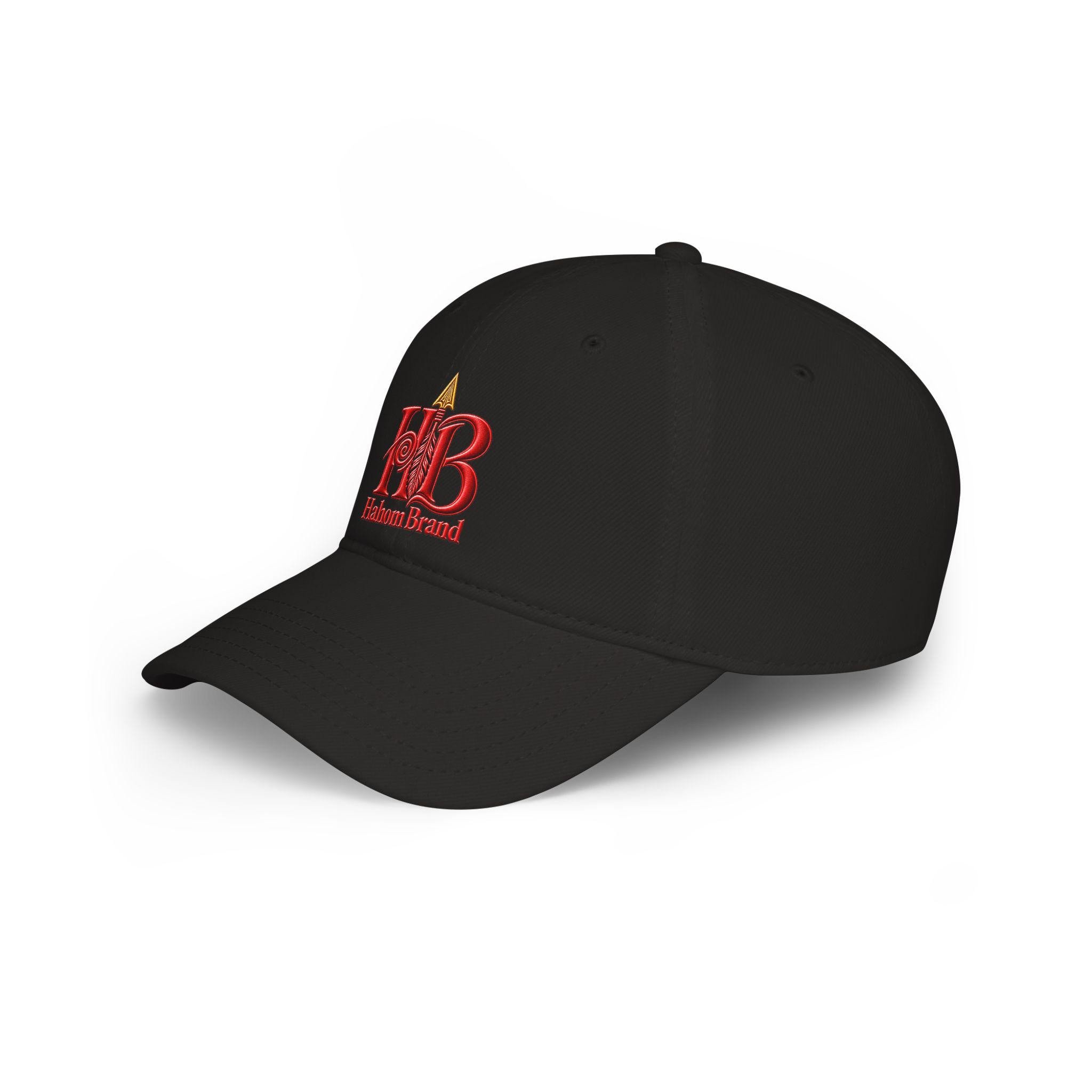 HB Monogram logo Low Profile Baseball Cap | DTF Hahom Brand, view 3