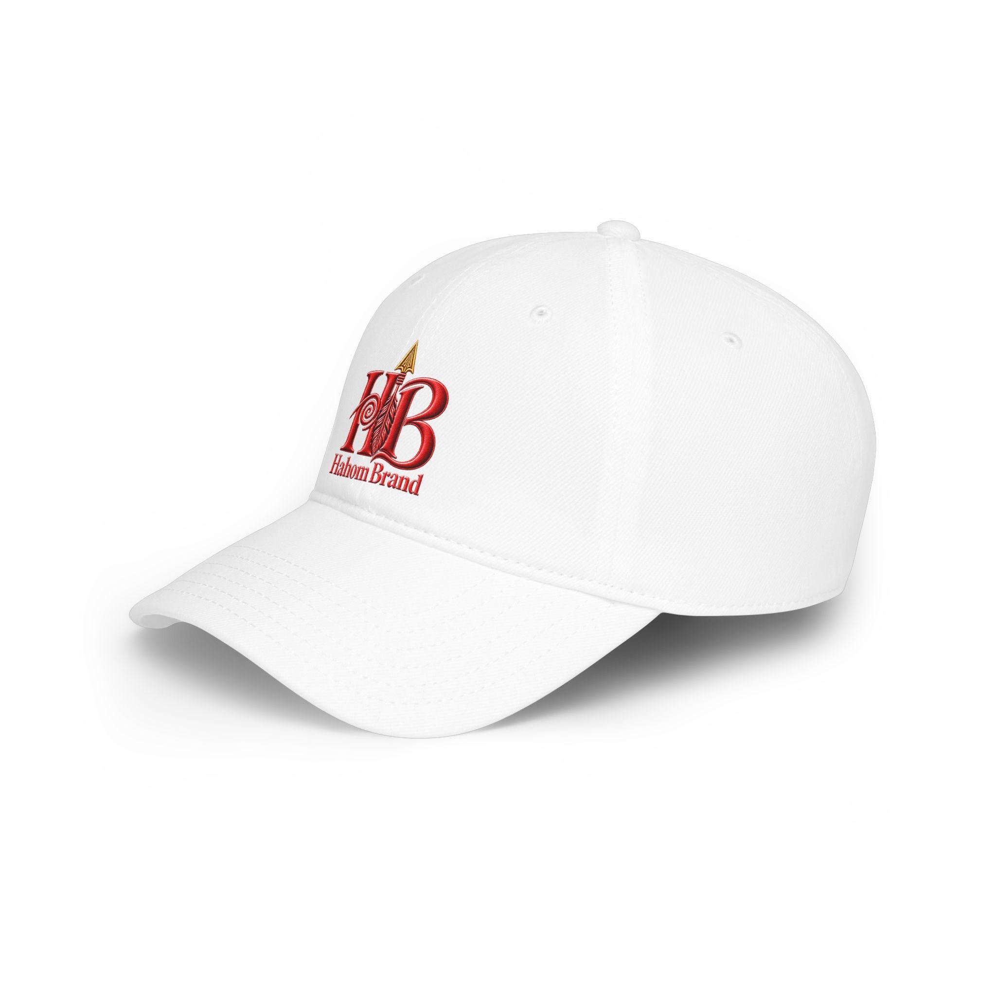 HB Monogram logo Low Profile Baseball Cap | DTF Hahom Brand, view 4