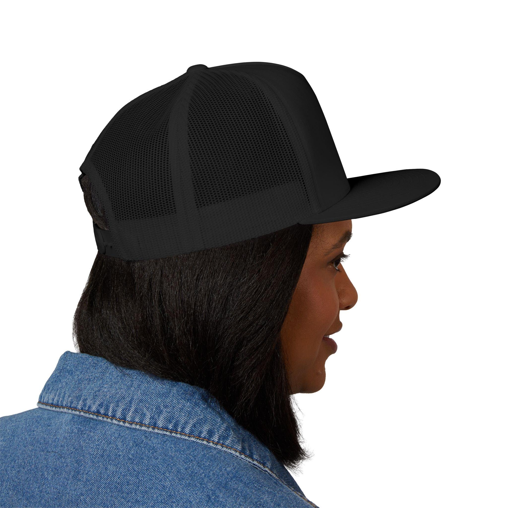 HB Logo Arrow 5 Panel Trucker Cap | Hahom Brand, view 18