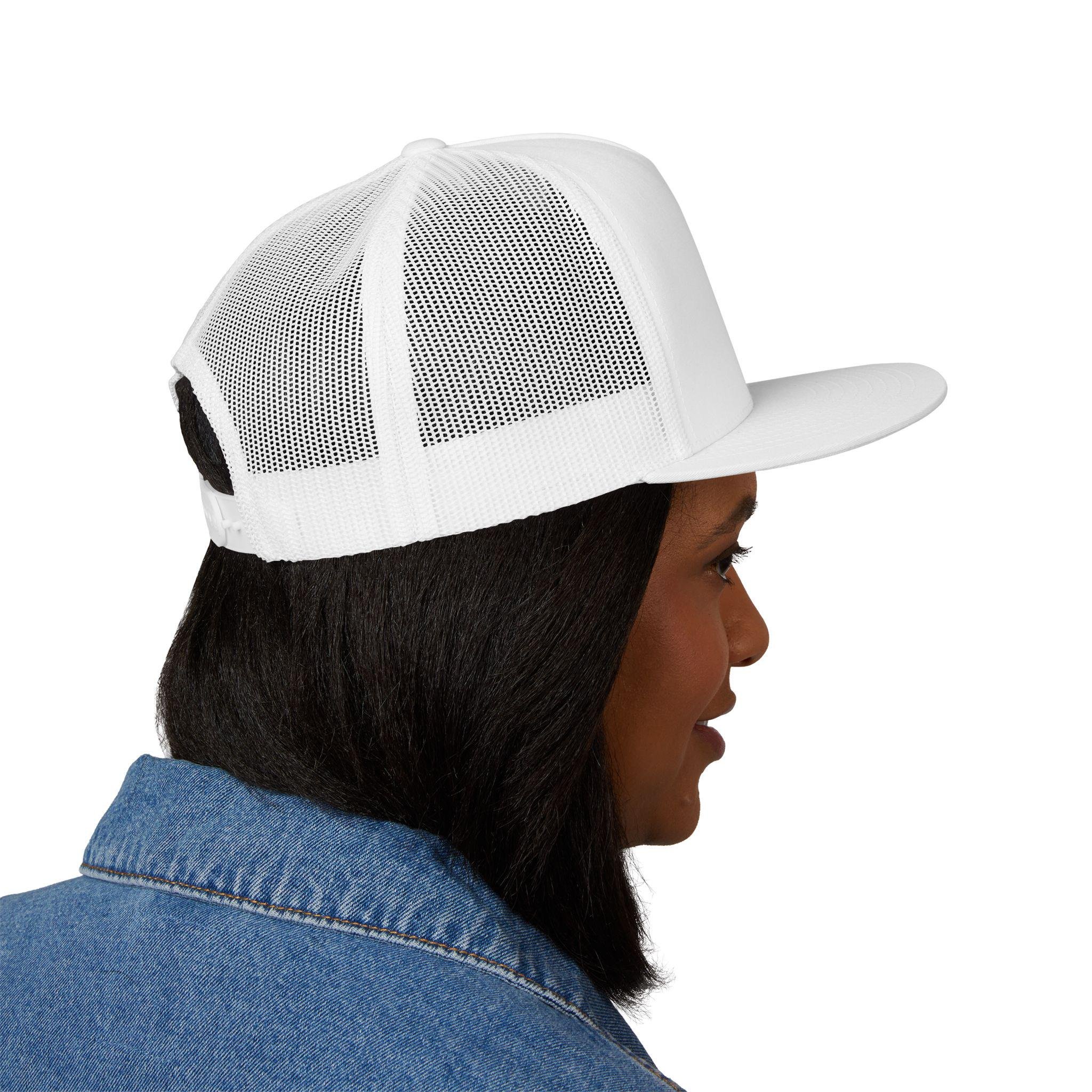 HB Arrow Logo 5 Panel Trucker Cap | Purple Vintage Emblem, view 5