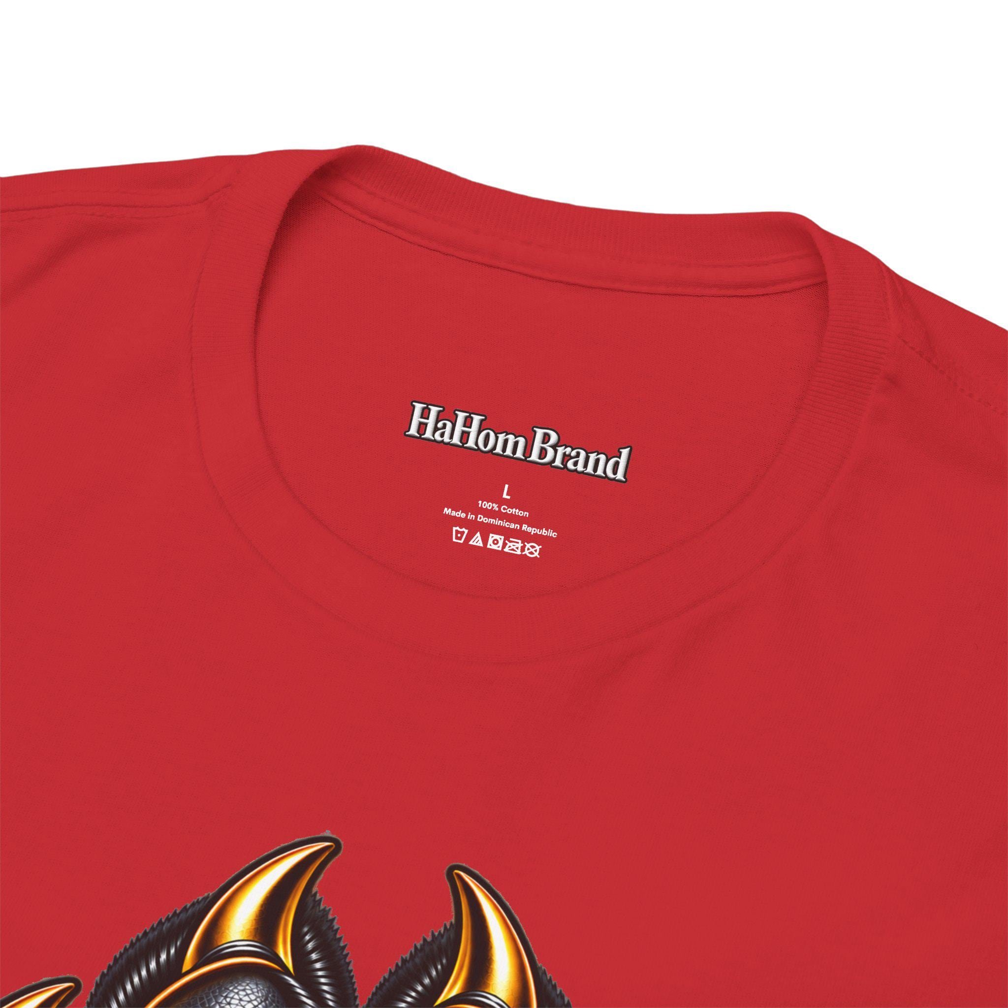 Black Paw Print Logo T-Shirt | HB HahomBrand Graphic Tee, view 10