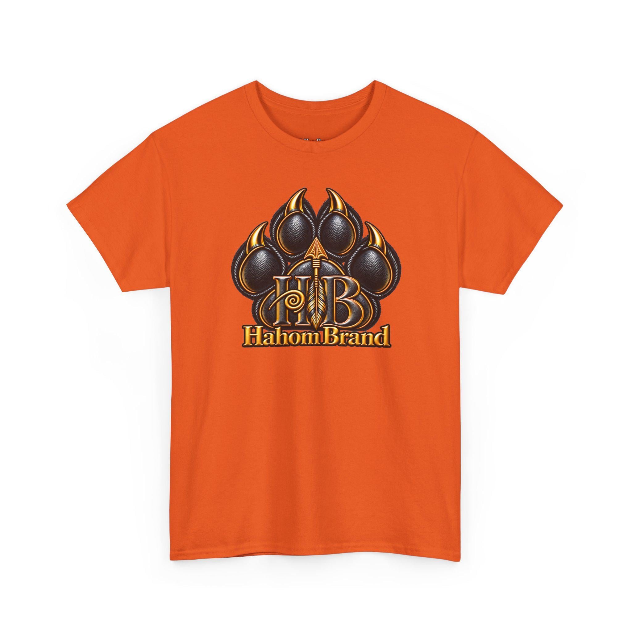 Black Paw Print Logo T-Shirt | HB HahomBrand Graphic Tee, view 14