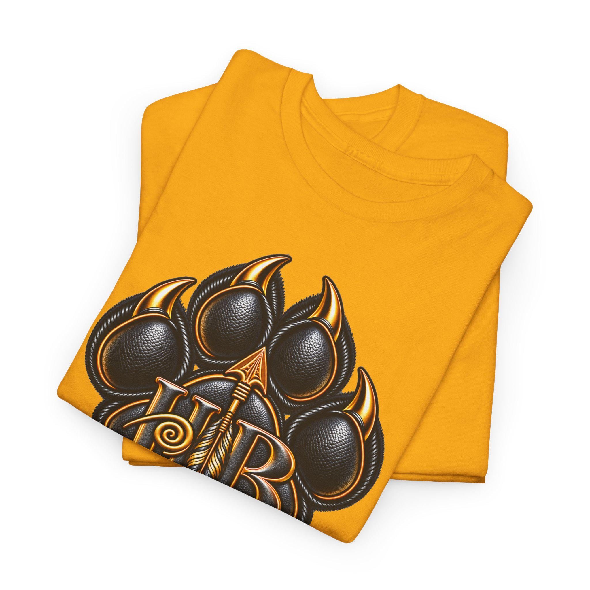 Black Paw Print Logo T-Shirt | HB HahomBrand Graphic Tee, view 17