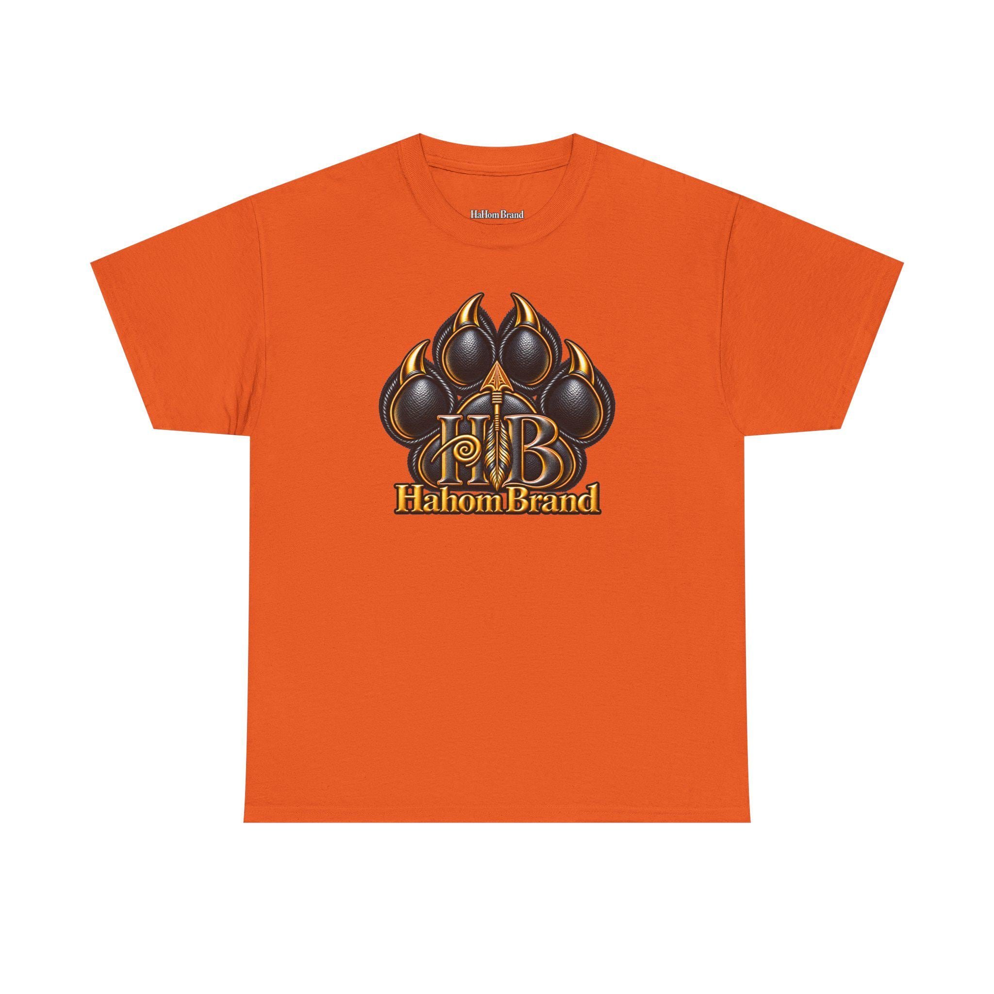 Black Paw Print Logo T-Shirt | HB HahomBrand Graphic Tee, view 6
