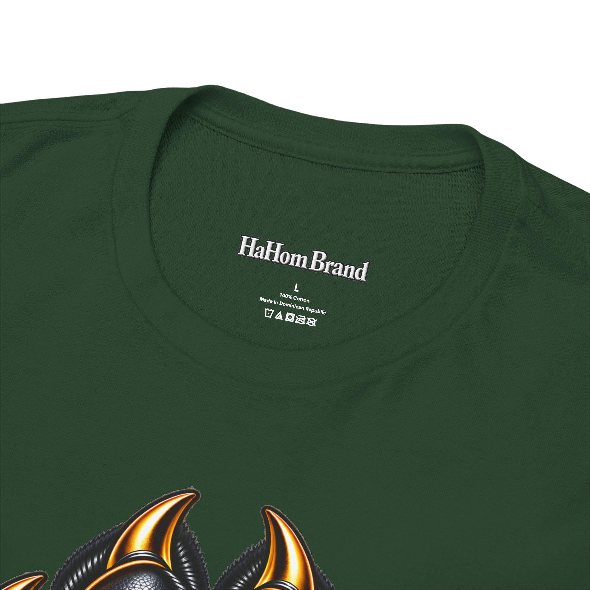 Black Paw Print Logo T-Shirt | HB HahomBrand Graphic Tee, view 8