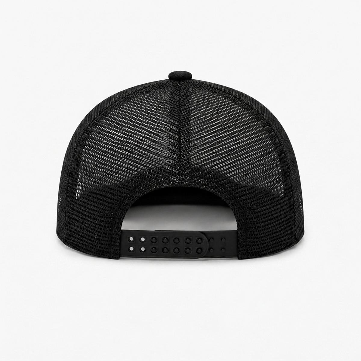 Embroidery Flat-Brim Mesh Cap, view 6