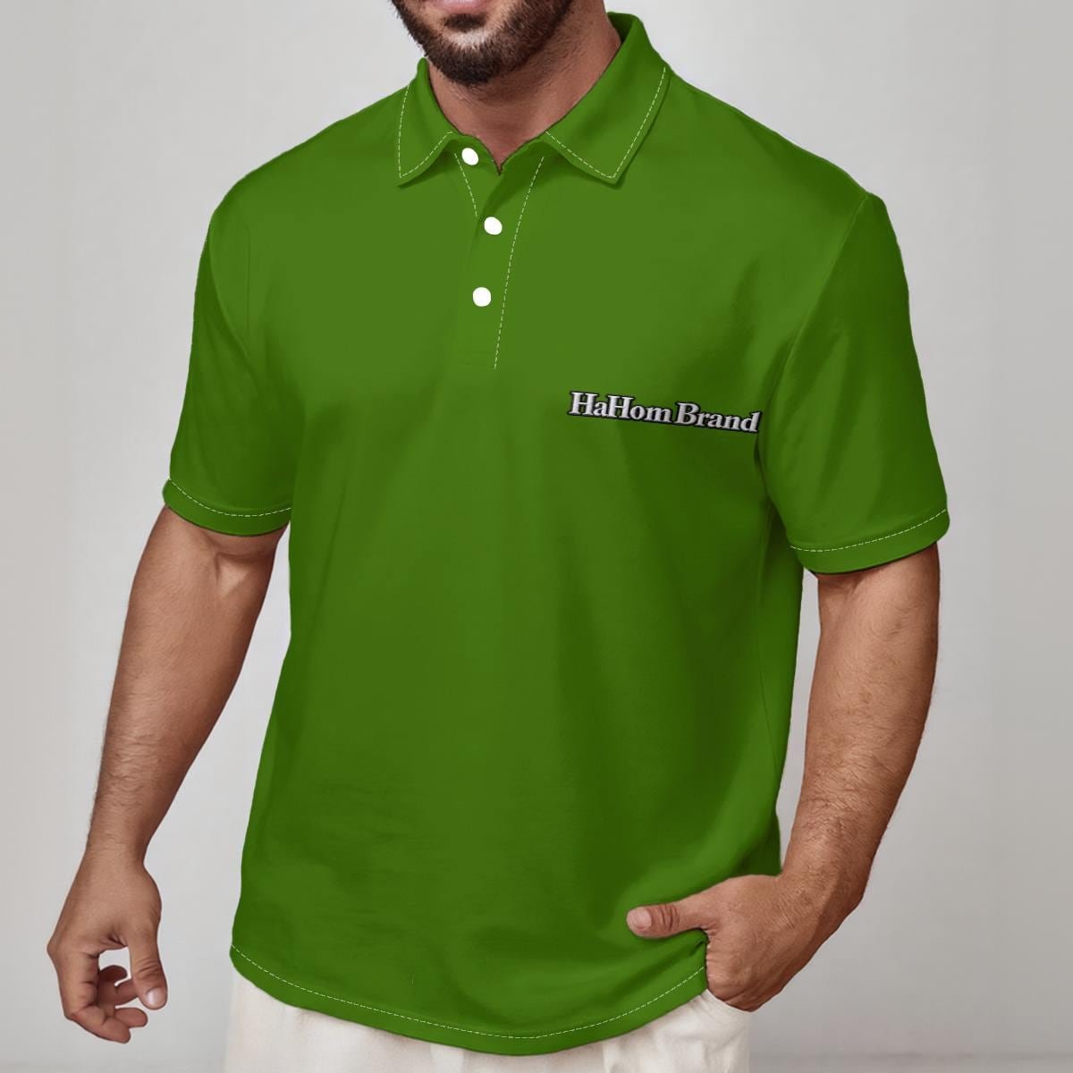 All-Over Print Men's Polo Shirt