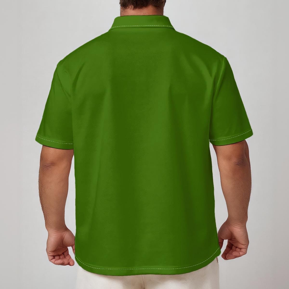 All-Over Print Men's Polo Shirt, view 2
