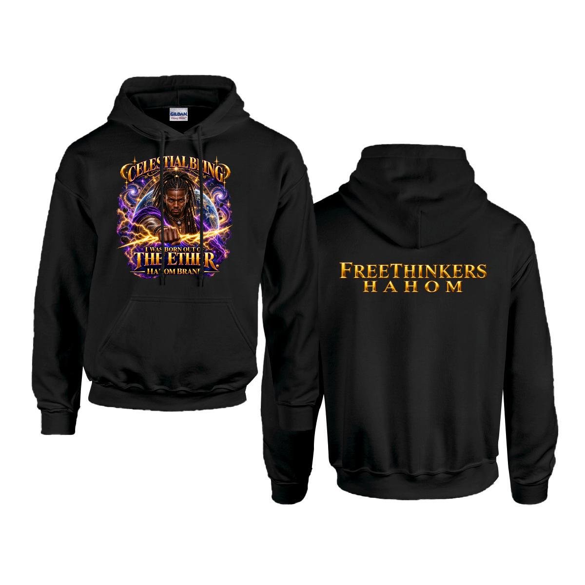 Men's Hoodie Printed in USA |Gildan 18500 Double DTF