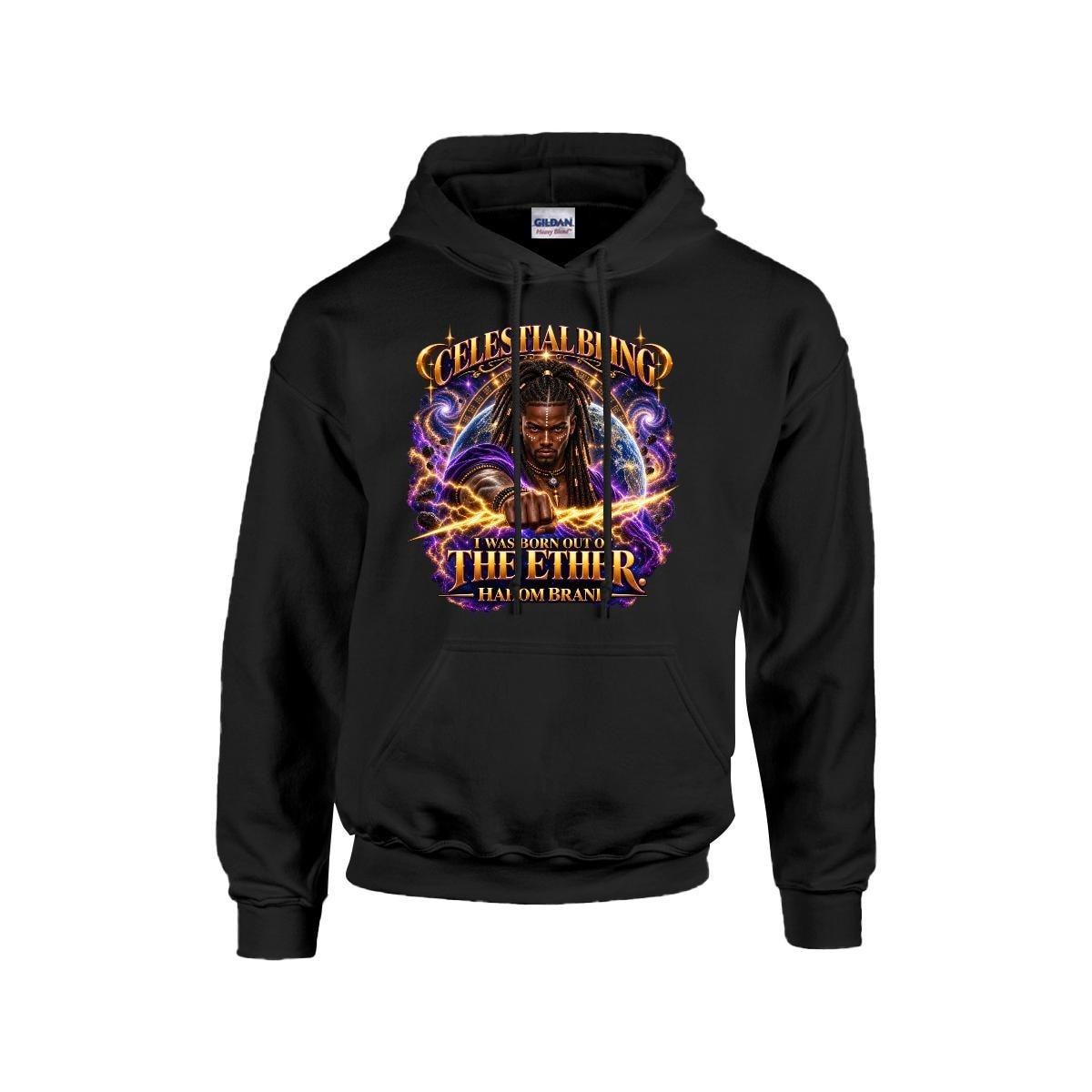 Men's Hoodie Printed in USA |Gildan 18500 Double DTF, view 2