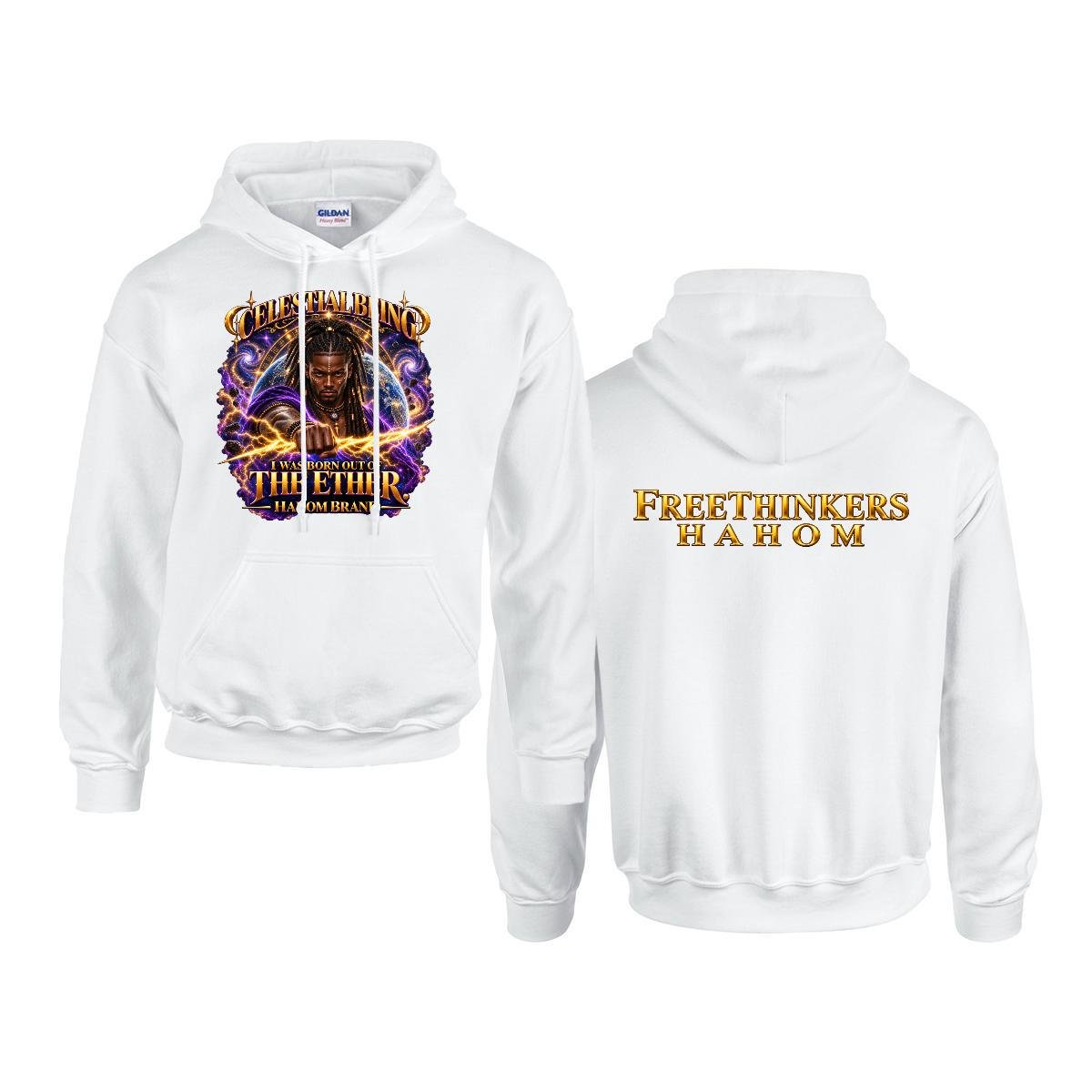 Men's Hoodie Printed in USA |Gildan 18500 Double DTF, view 4