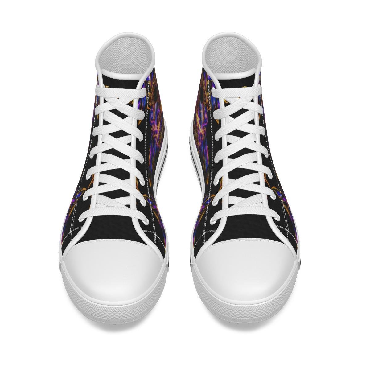 Celestial Melanated Being Women's Canvas Shoes, view 2