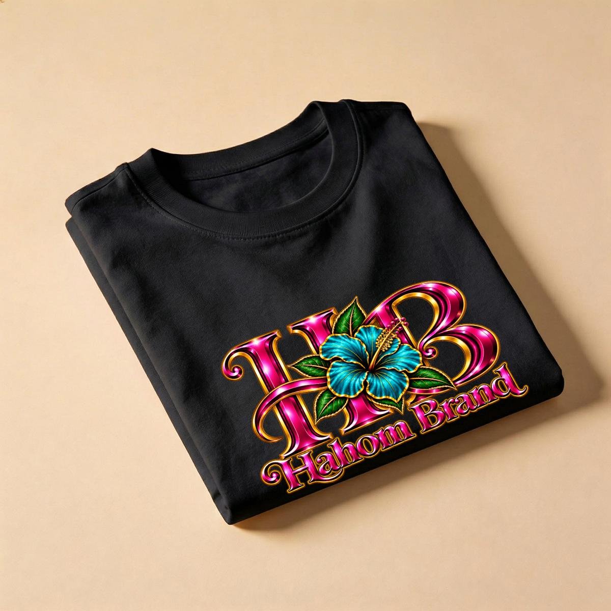 Hahom Brand Unisex Heavyweight T-Shirt Printed in USA|Comfort Colors C1717 Double DTF, view 3