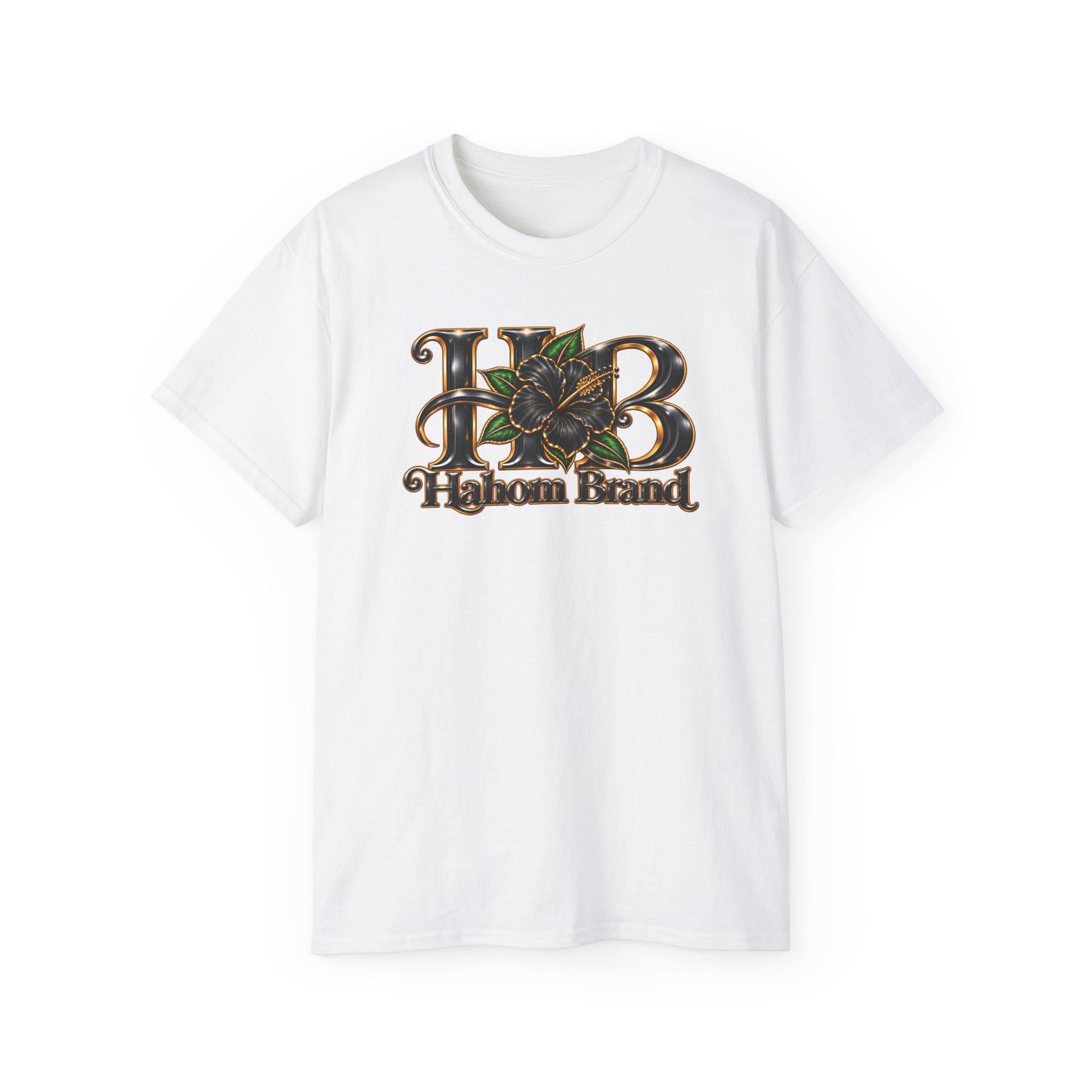 HB Floral Logo Tee | Hahom Brand Graphic Shirt, view 2