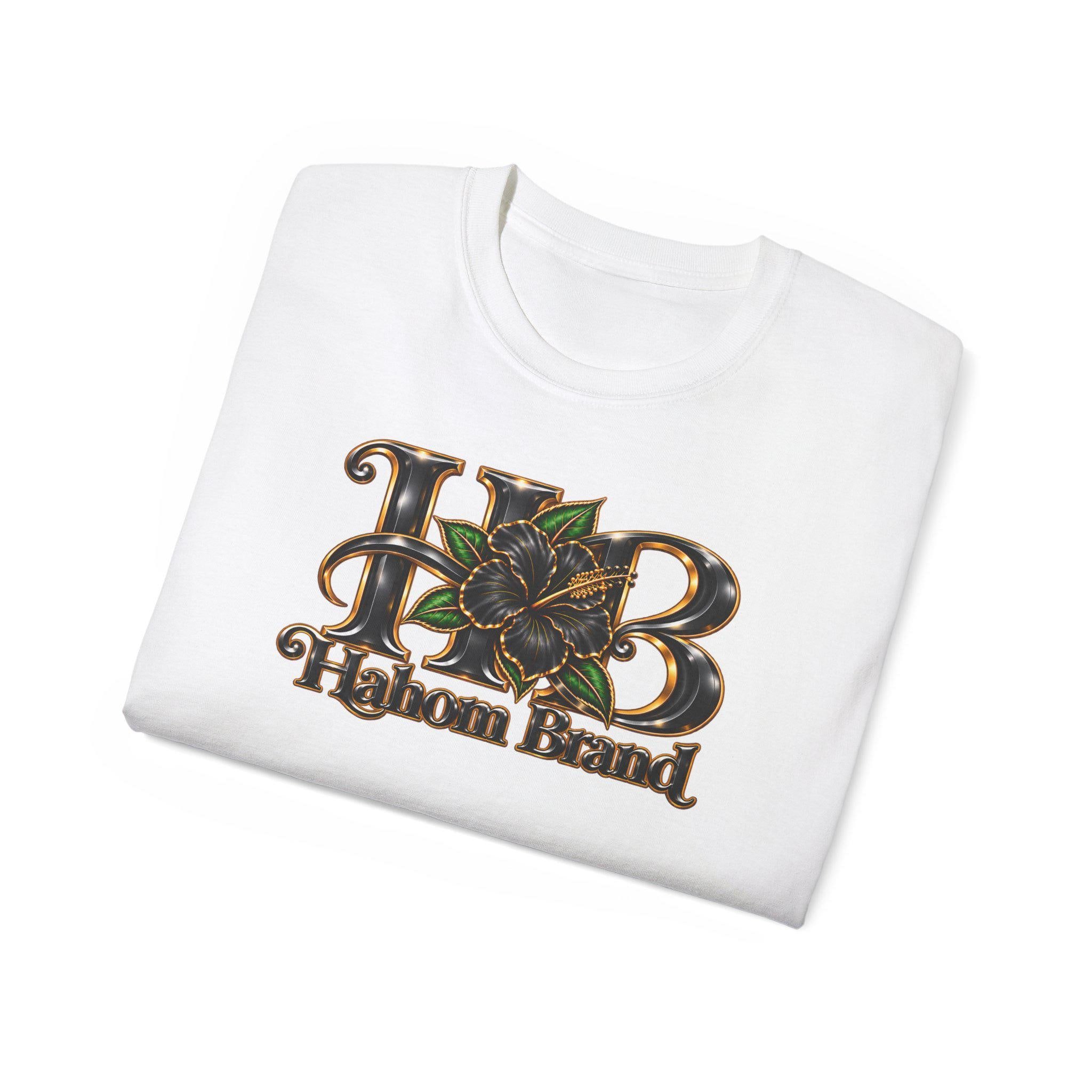 HB Floral Logo Tee | Hahom Brand Graphic Shirt, view 7