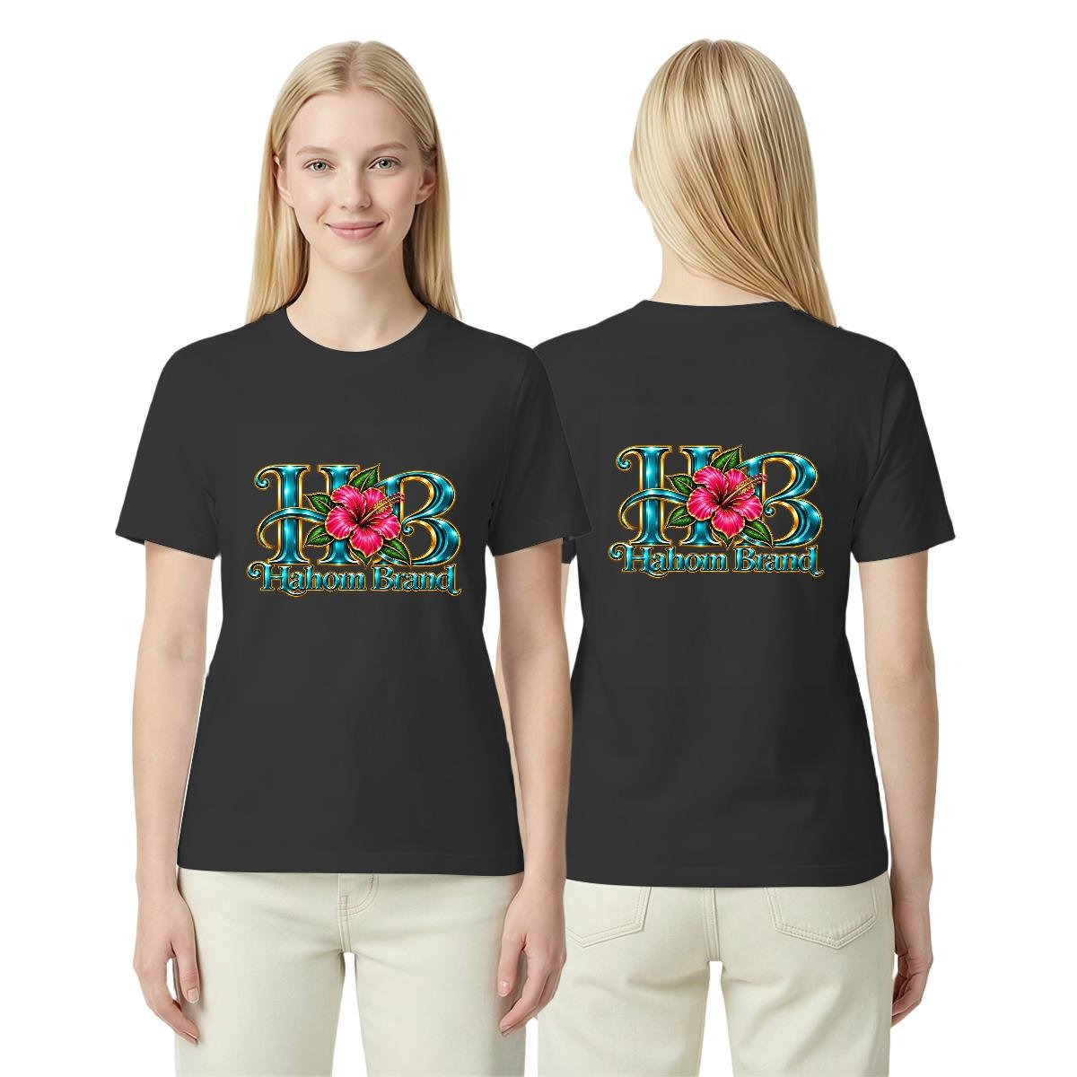 Women's T-Shirt Printed in USA|Comfort Colors C1717 Double DTG, view 2