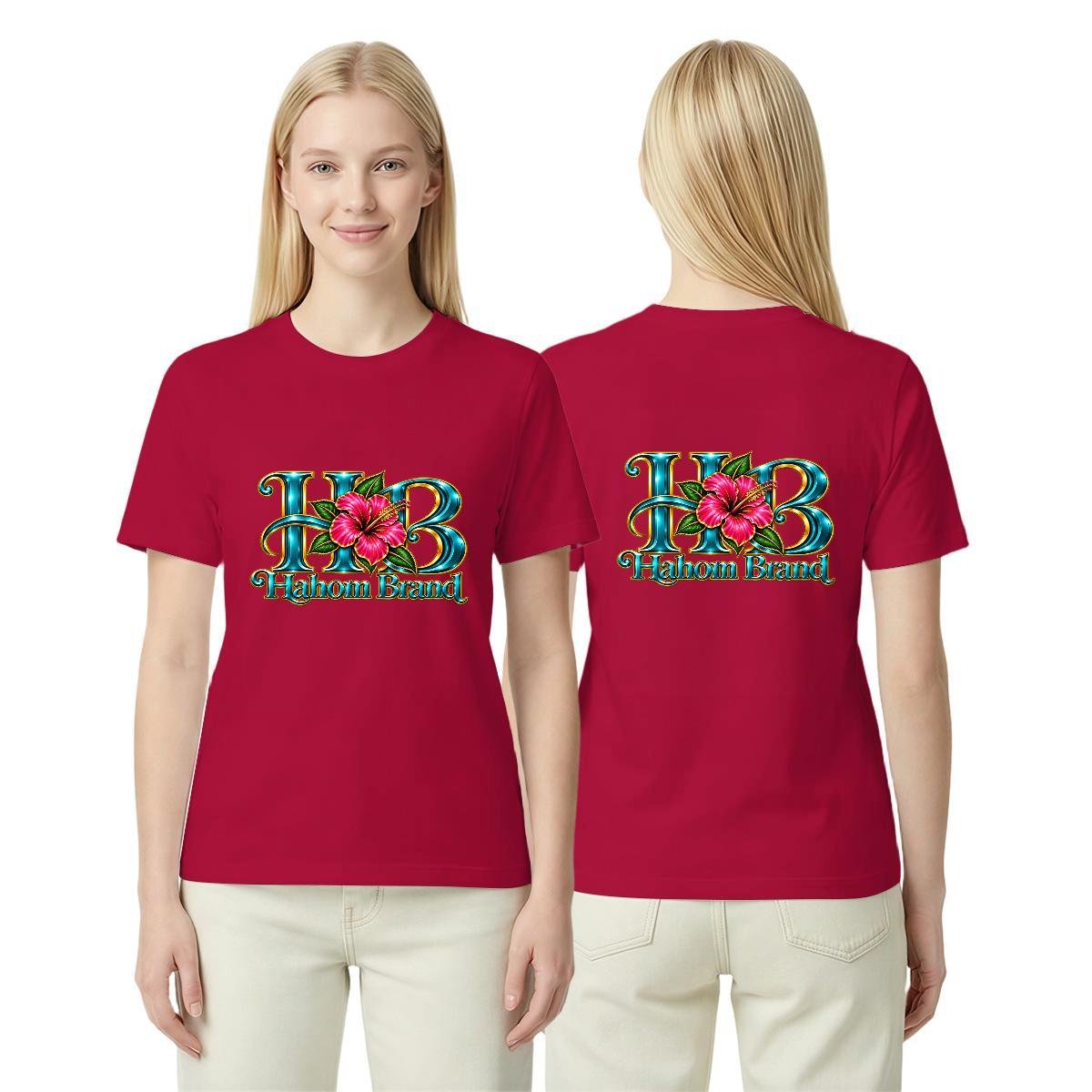 Women's T-Shirt Printed in USA|Comfort Colors C1717 Double DTG, view 5