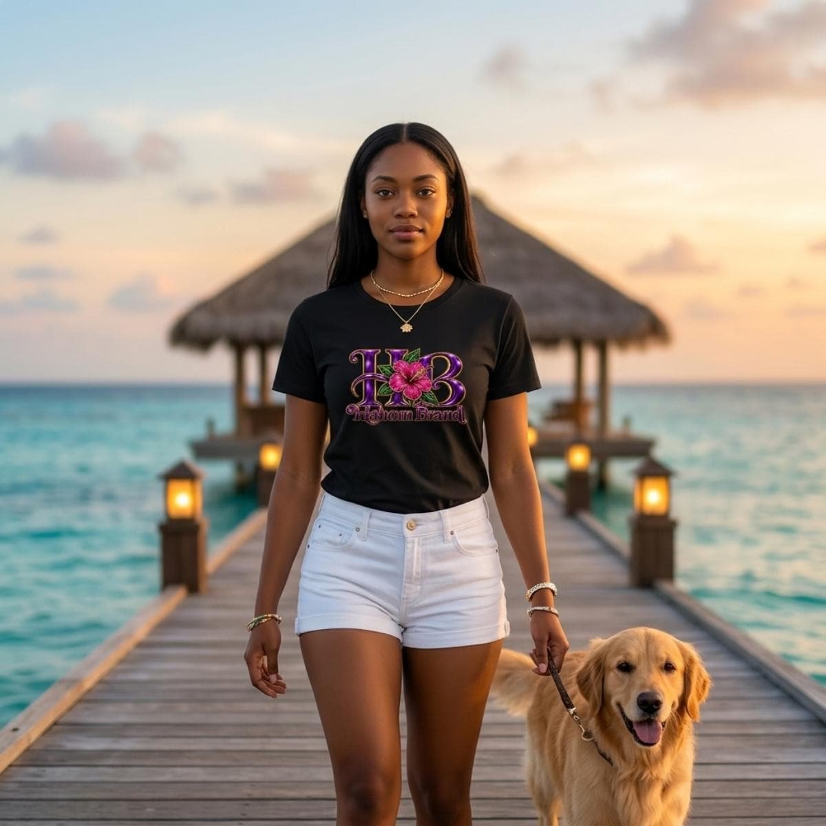 Women's T-Shirt Printed in USA|Comfort Colors C1717 Double DTG, view 2