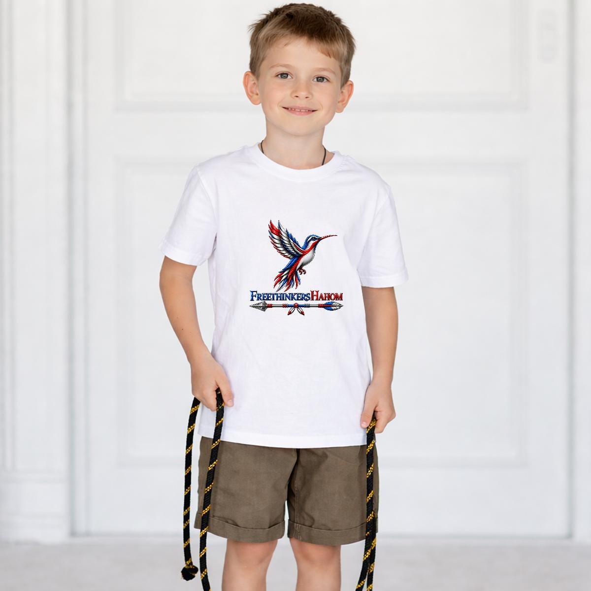 Kid's T Shirt Printed in USA|Gildan 5000B DTG, view 2
