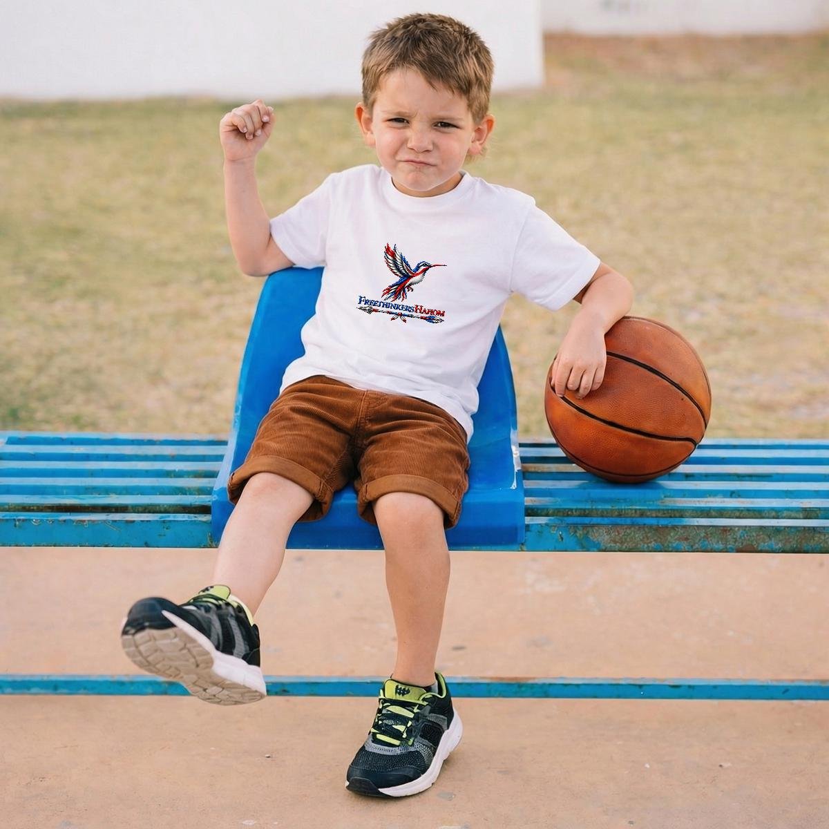 Kid's T Shirt Printed in USA|Gildan 5000B DTG, view 3