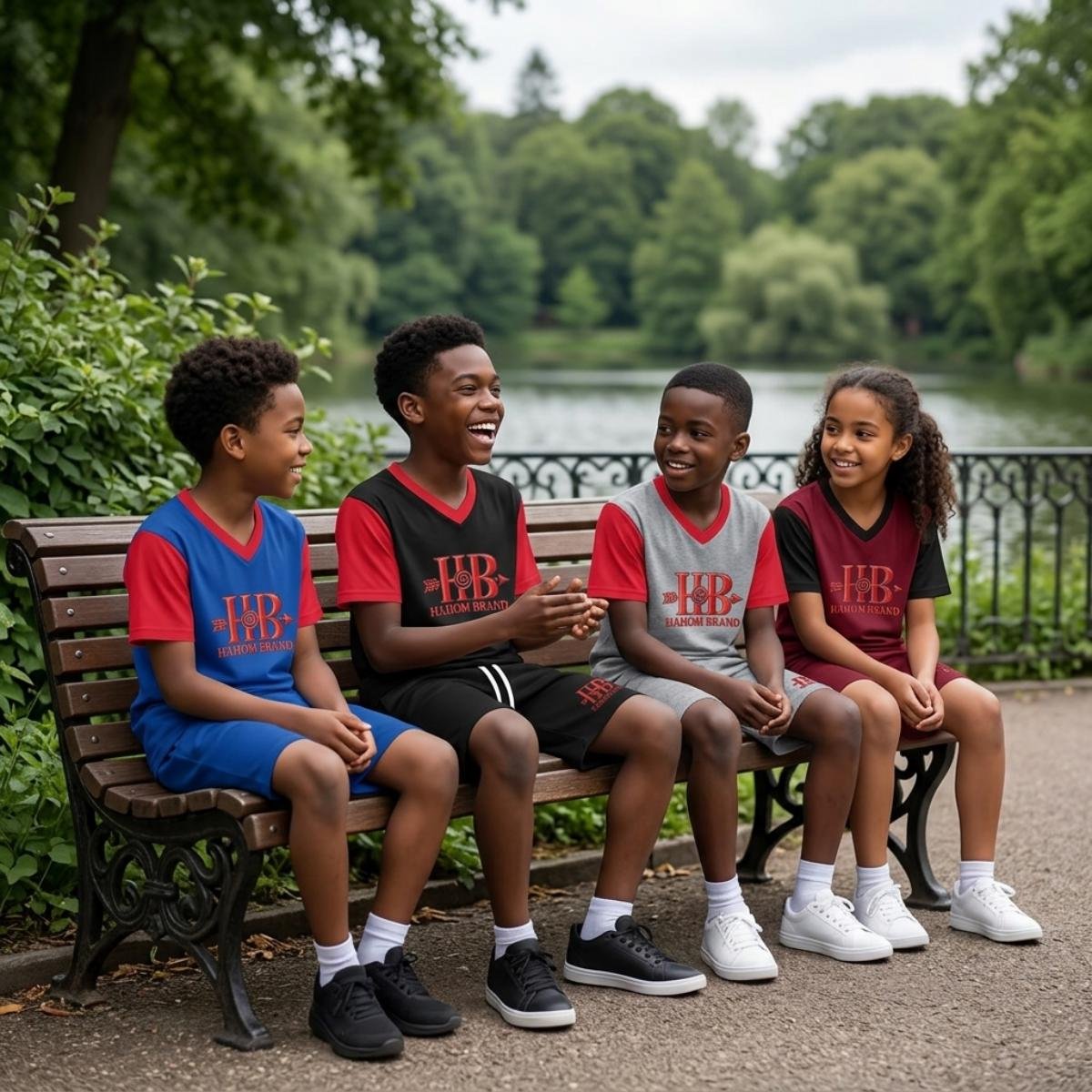 All-Over Print Children's Sports T-Shirt Set, view 3