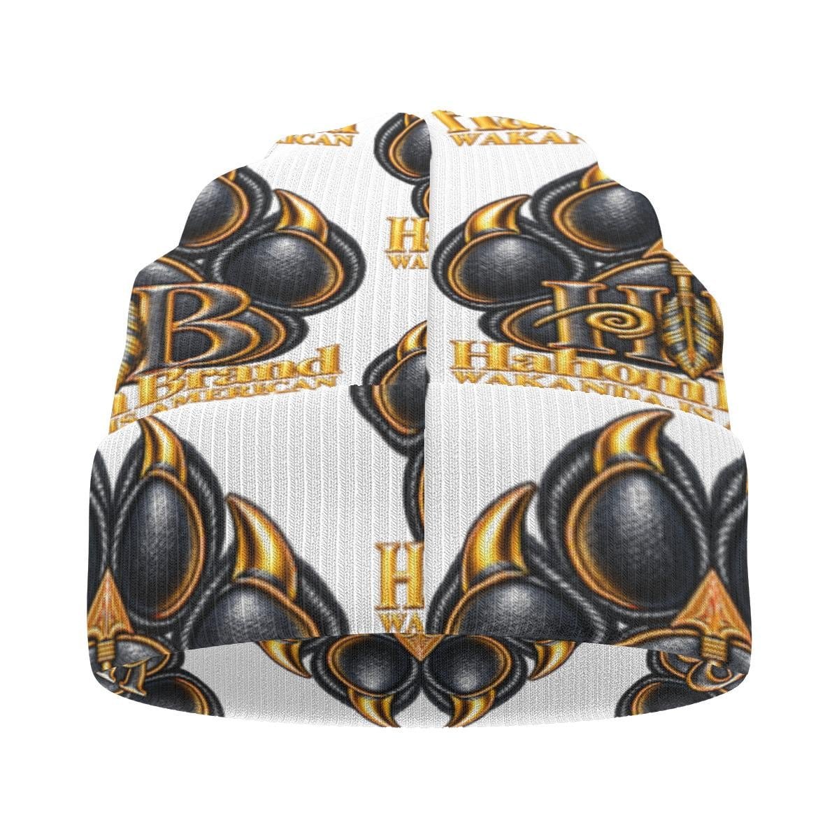 All-Over Print Knitted Hat, view 2
