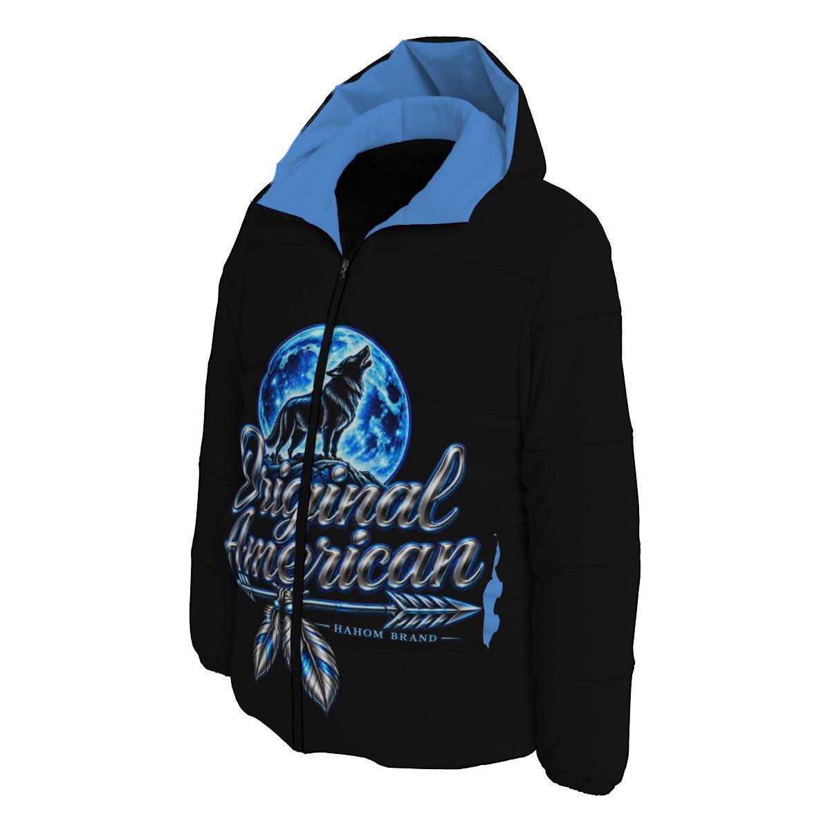 Original American All-Over Print Unisex Down Jacket, view 2