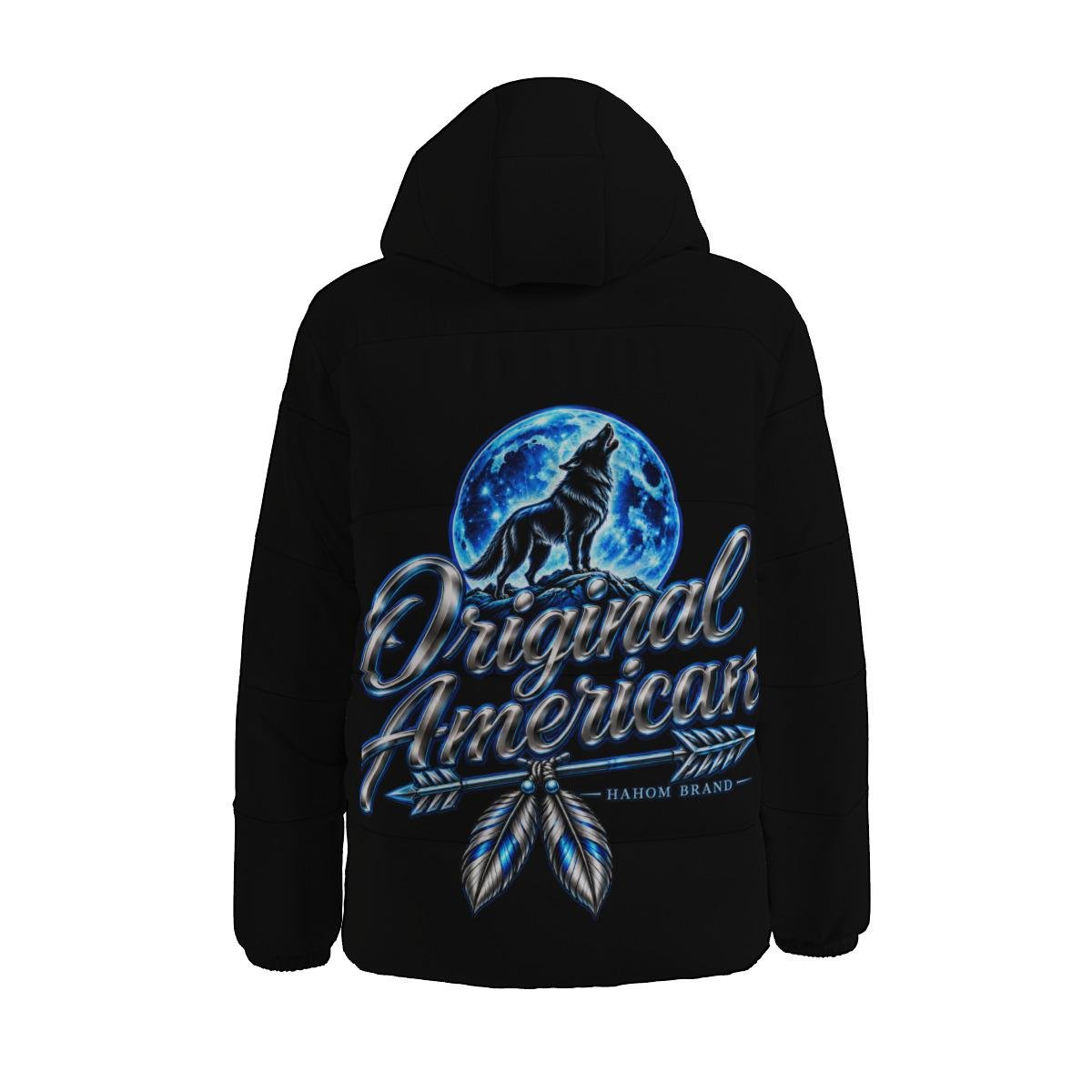 Original American All-Over Print Unisex Down Jacket, view 3