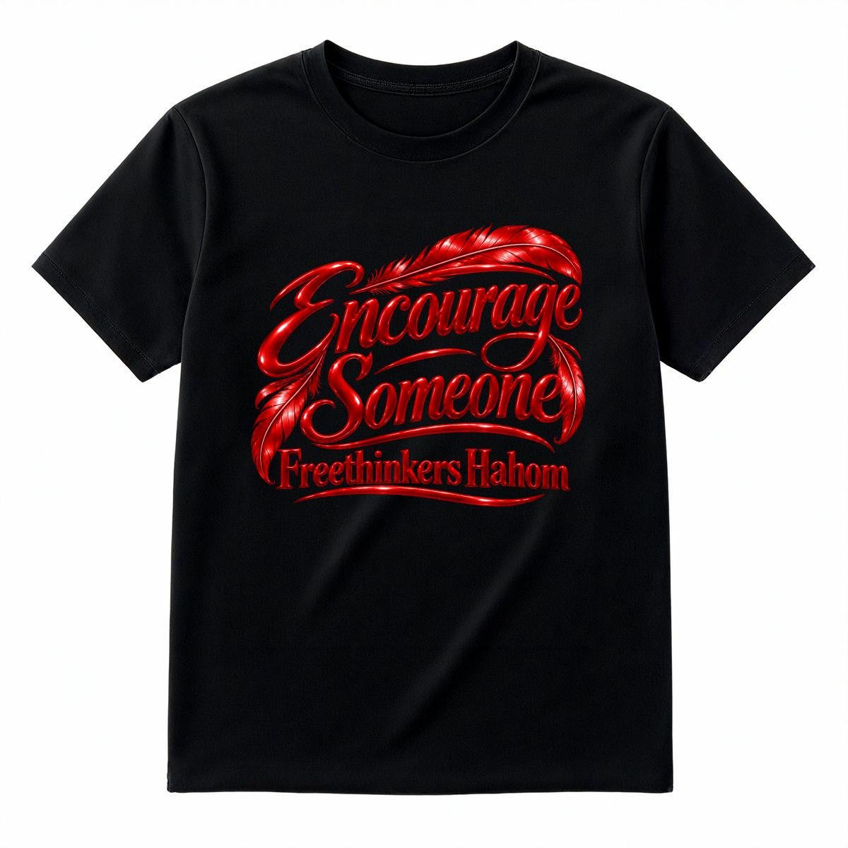 Couple Heavyweight T-shirt Printed in USA|220GSM Cotton DTG Front, view 2