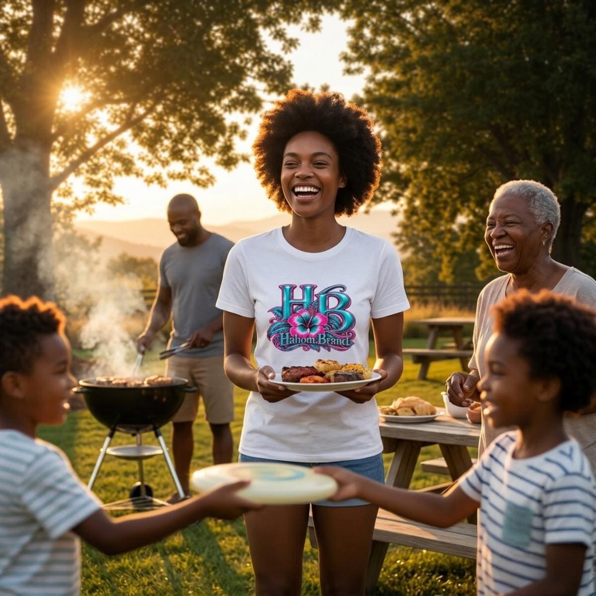 Women's T-Shirt Printed in USA|Comfort Colors C1717 Double DTG, view 4