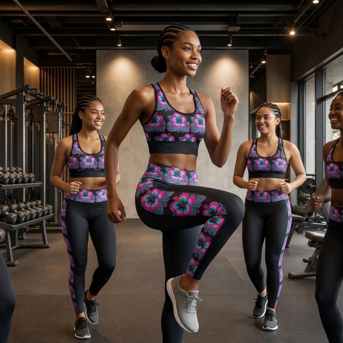 All-Over Print Women's Sports Bra, view 6