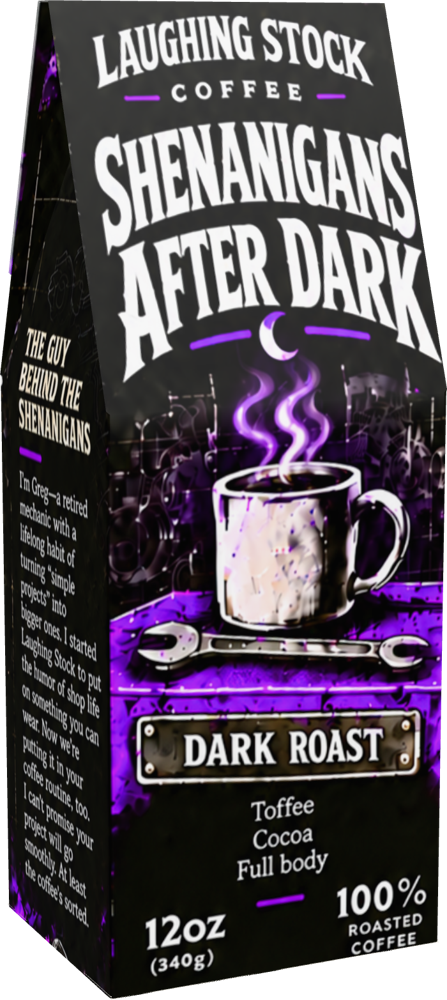 Shenanigans After Dark coffee box