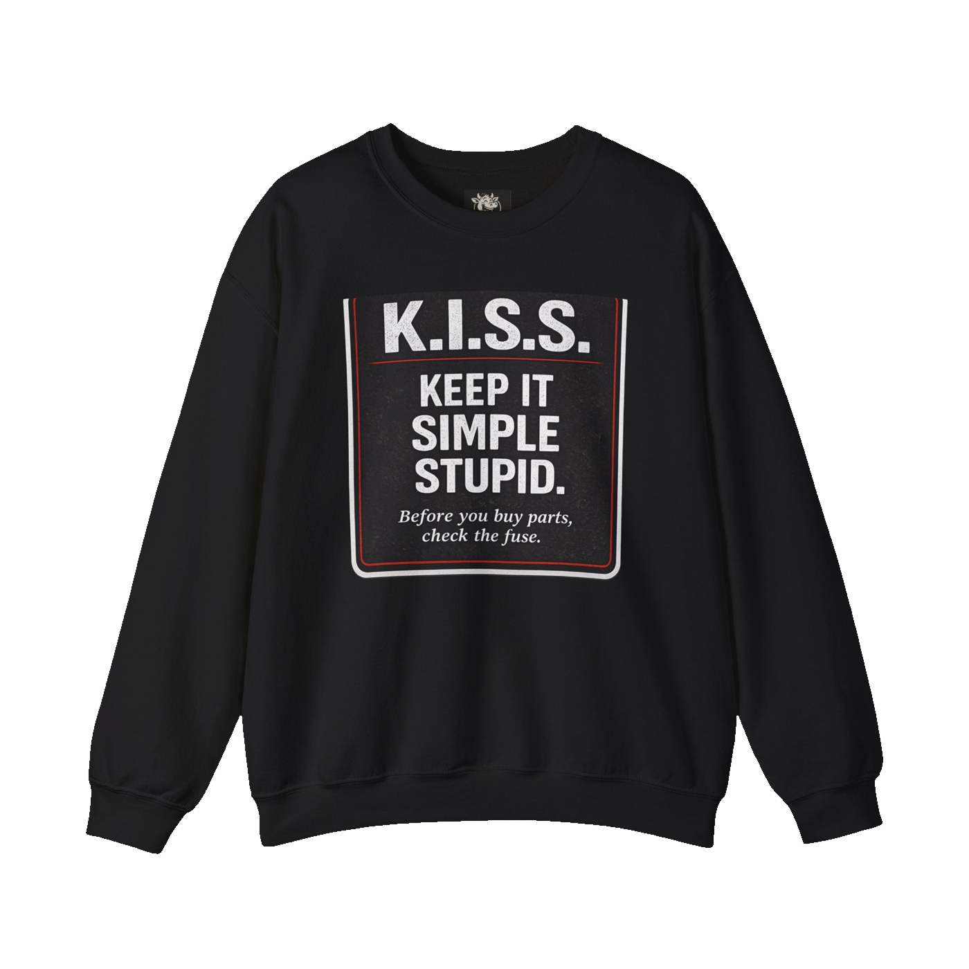 K.I.S.S. — Keep It Simple, Stupid Mechanic — Crewneck Sweatshirt
