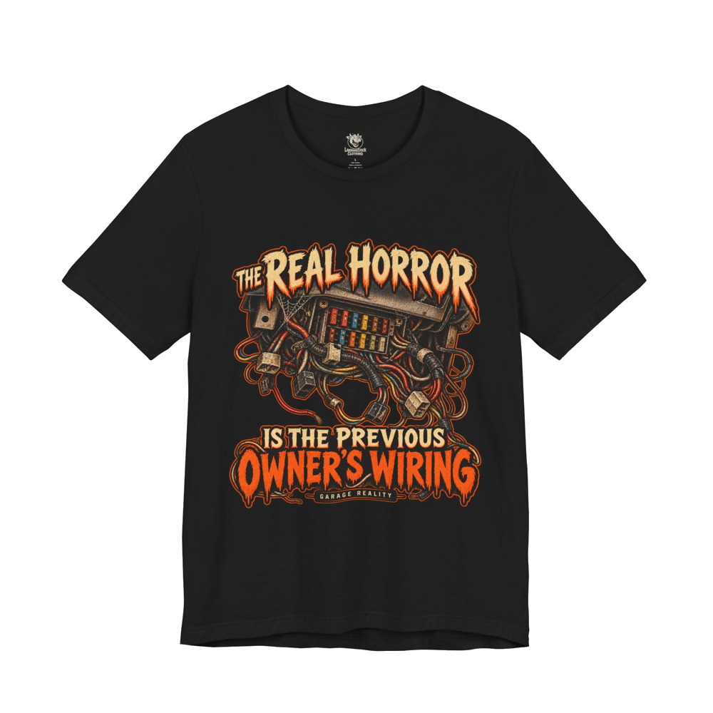 Previous Owner’s Wiring — Garage Reality Halloween Tee