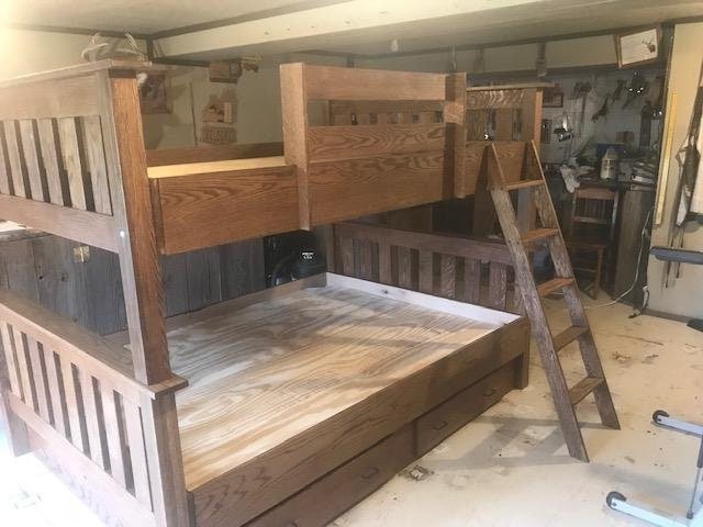 Handcrafted Twin Bunk Bed
