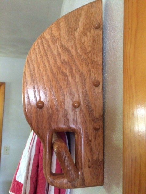 Handcrafted Quilt Rack & Display Shelf, detail 2