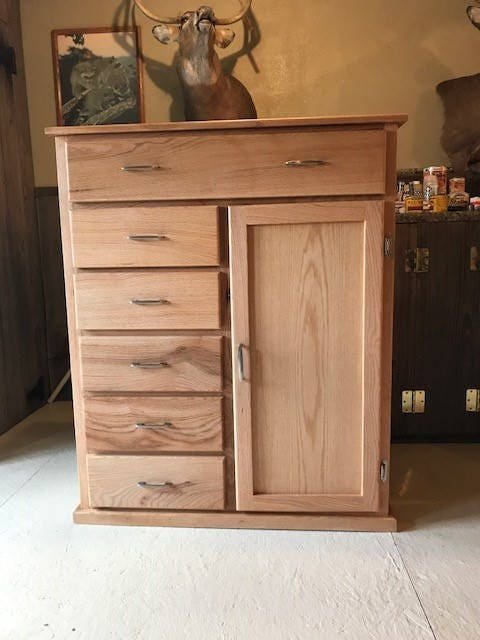 Custom Solid Oak Armoire