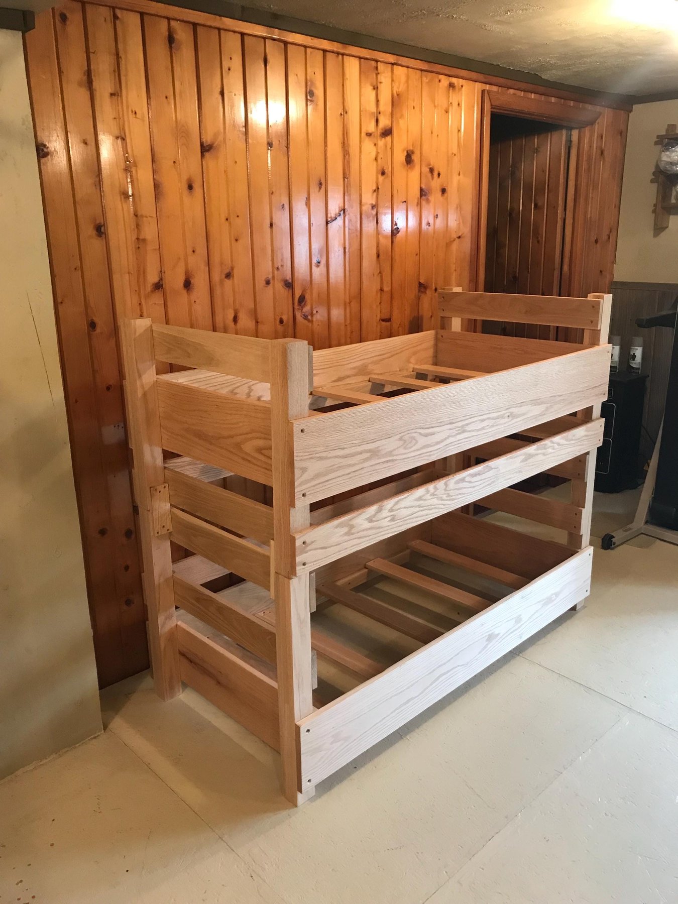 Custom Toddler Bunk Bed with Storage Drawers