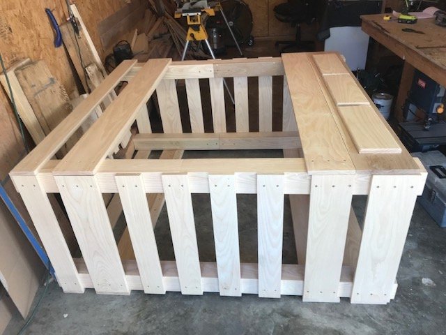 Custom Toddler Bunk Bed with Storage Drawers, detail 4