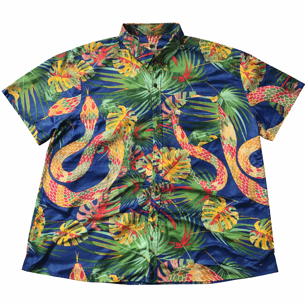 Rangsit tropical floral resort shirt by Thai Club Island Wear