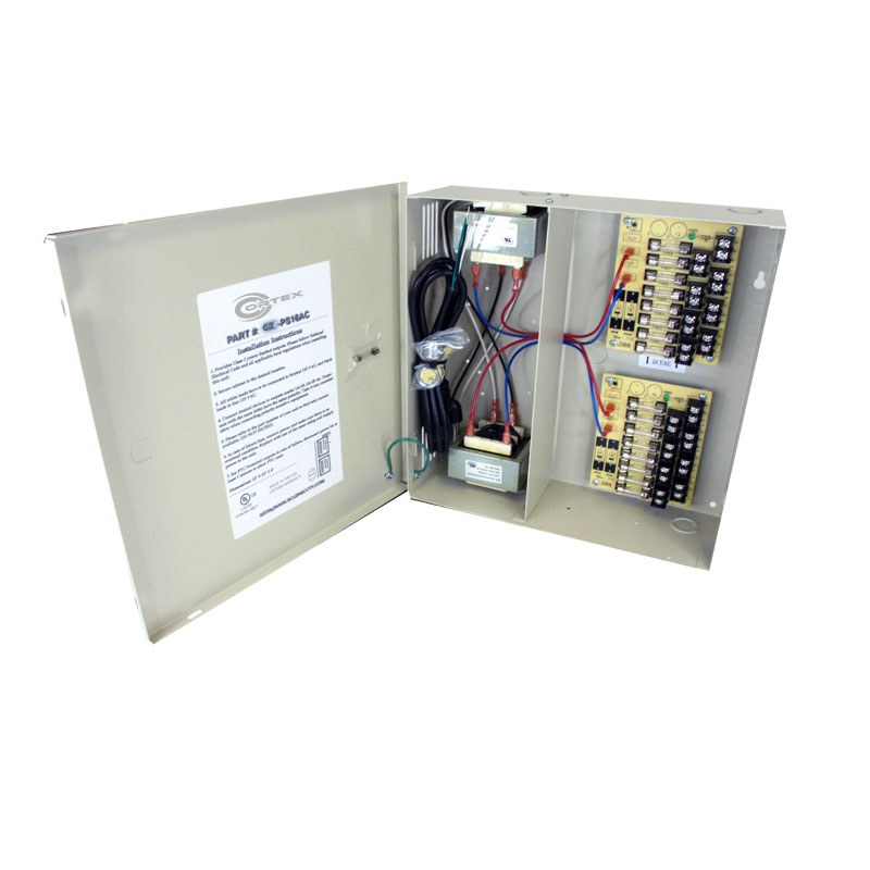 16 Channel Power Supply For Security Camera Systems