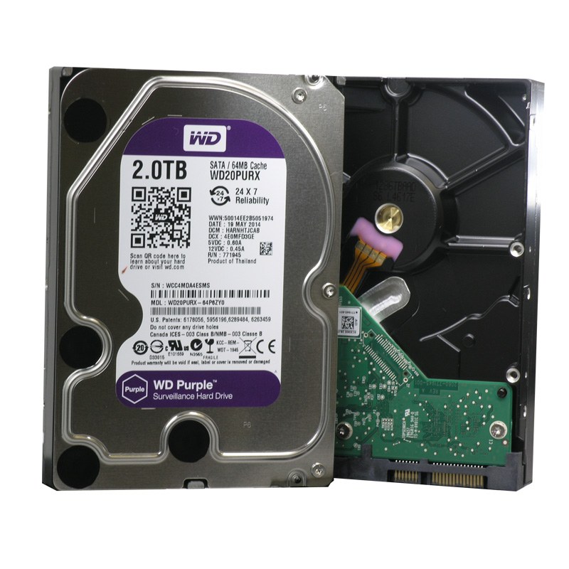 2TB Western Digital Purple Hard Drive
