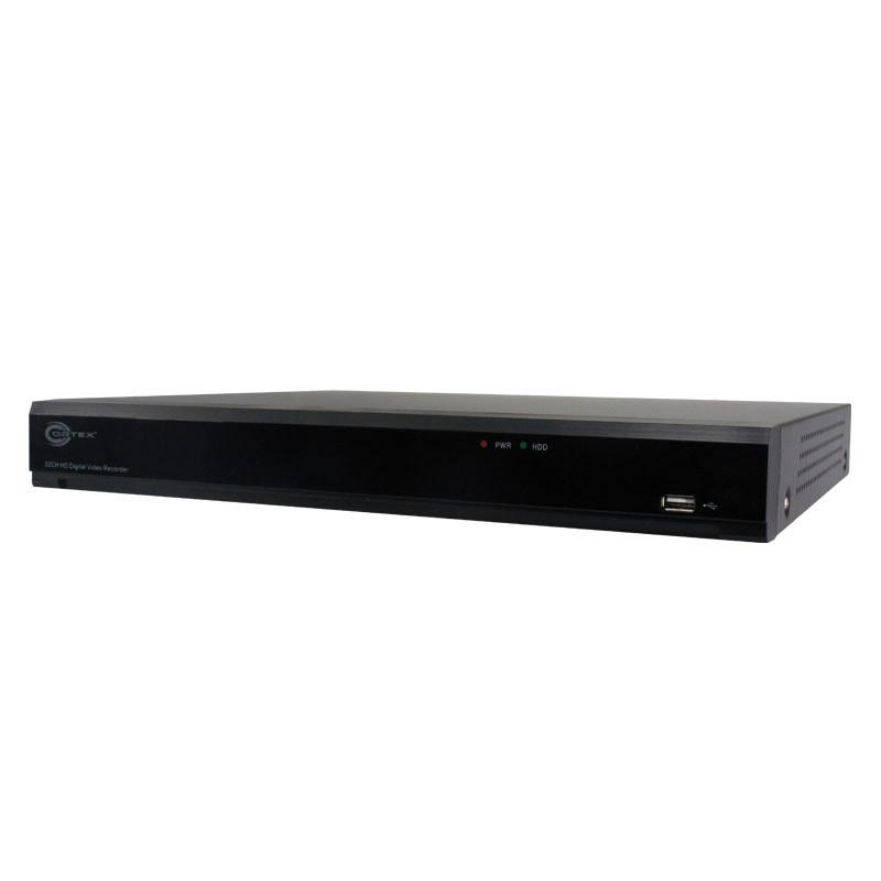 32 Channel Hybrid DVR for AHD, TVI , CVI and IP from the Cortex Medallion Series