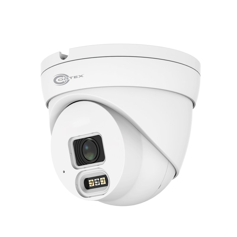 4MP Essential Series Turret IP Network Camera and Built-In Microphone