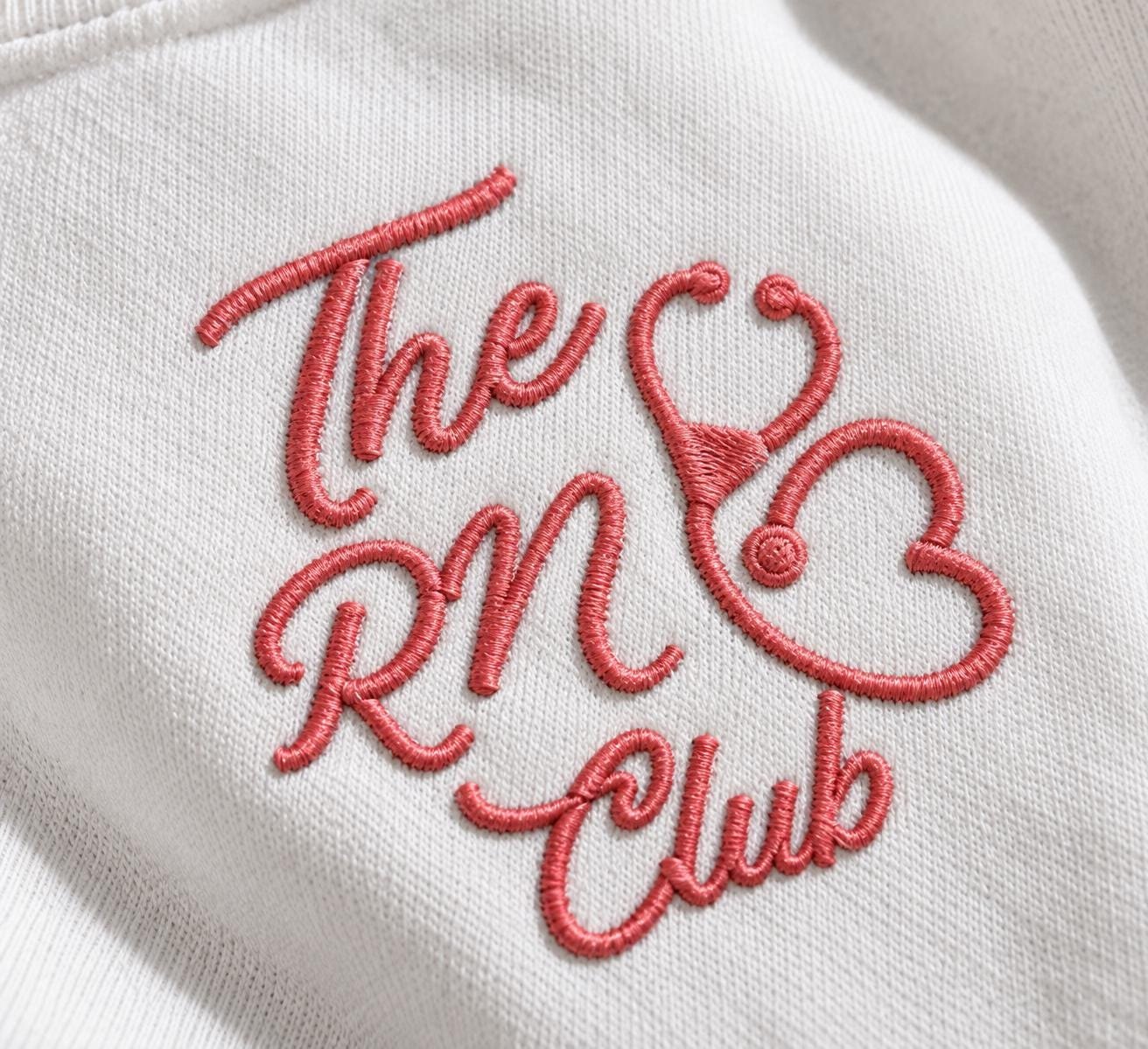 The RN club Love Heart Chest Logo detail 2