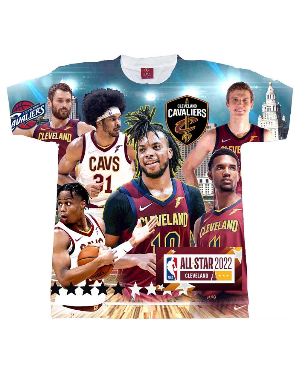 Cleveland Basketball All Star sublimation T-Shirt from Gear 2 Go