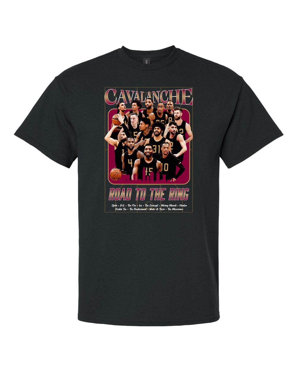 Cleveland Basketball Cavalanche Road To The Ring T-Shirt