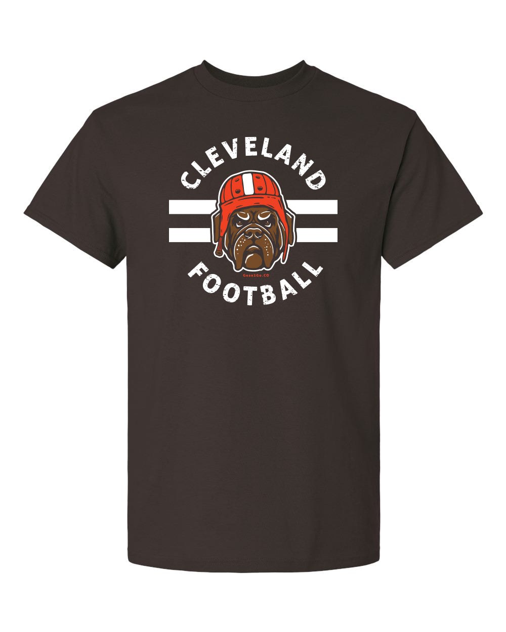 Cleveland football Dawg Head graphic tee