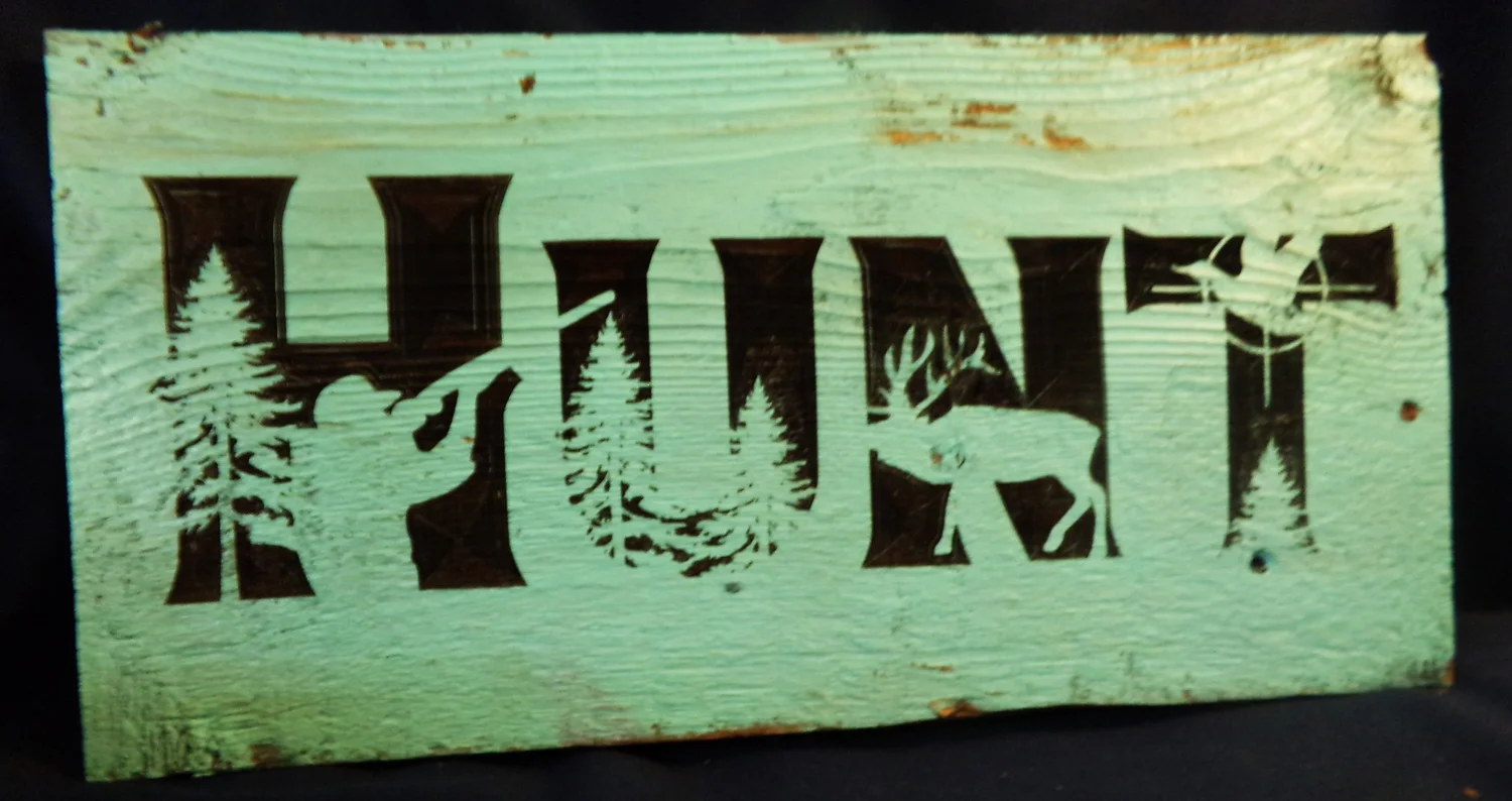 LARGE Elk Deer Antelope Bear Ducks Turkeys Hunting Fishing Wilderness SIGNS