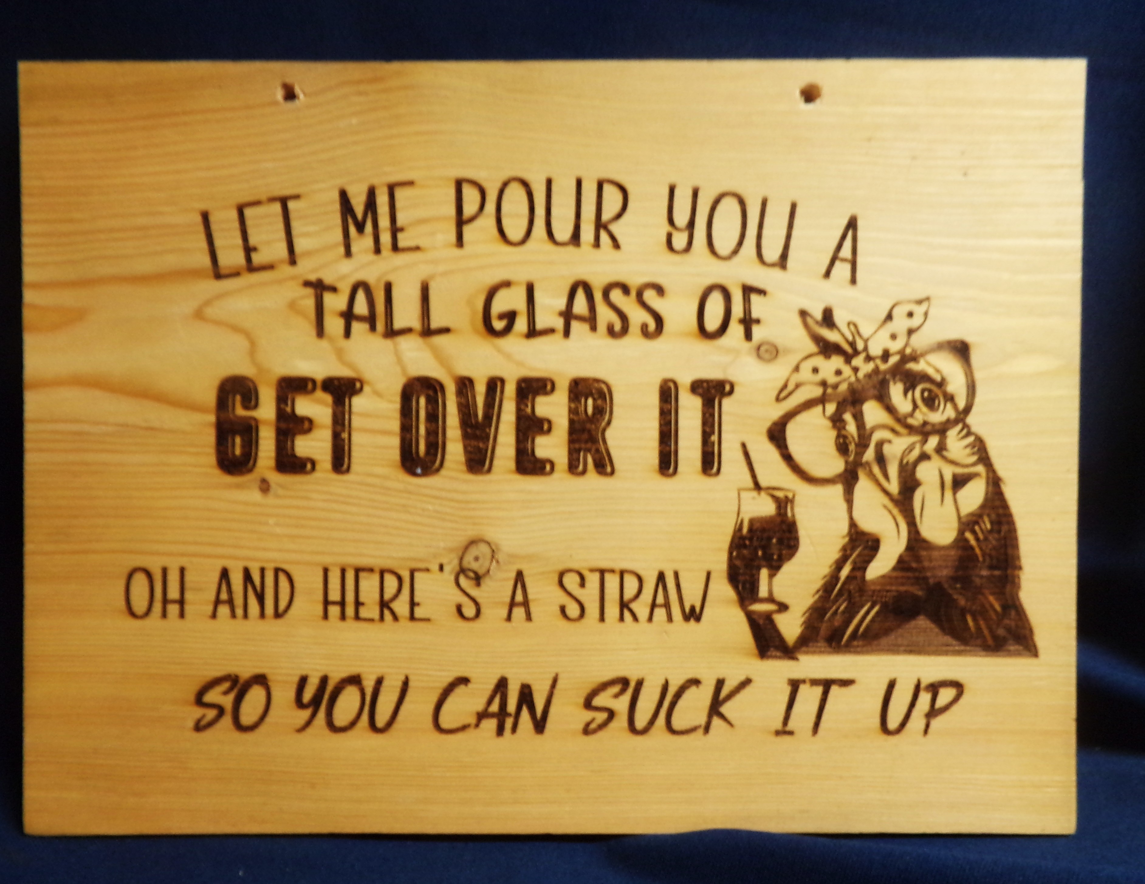 Decorative Wood Signs CHEERS, BEER, BACKYARDS, WINE, DRINKS, FRIENDS